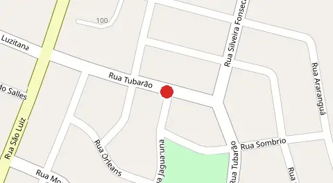 Mapa da localização