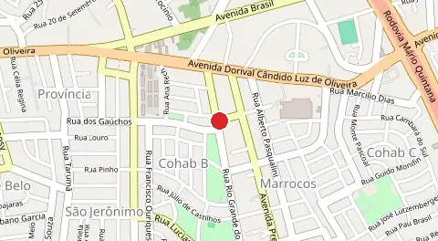 Mapa de Marrocos