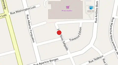 Mapa da localização
