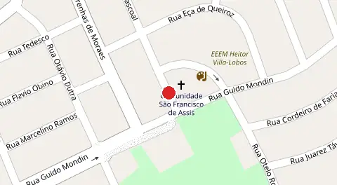 Mapa da localização