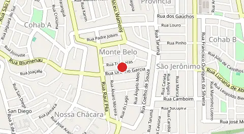 Mapa de Monte Belo