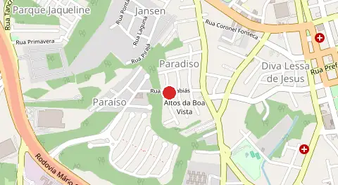 Mapa de Diva Lessa de Jesus