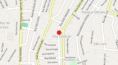 Mapa de Vila Central