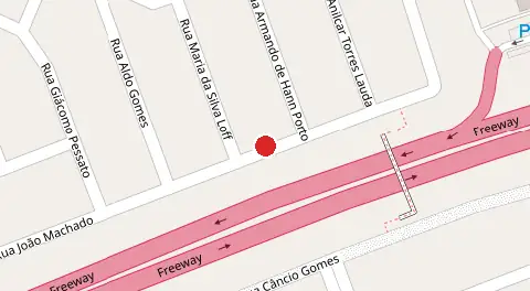 Mapa da localização