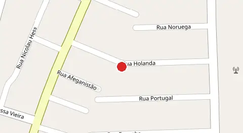 Mapa da localização