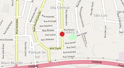 Mapa de Vila Cruzeiro