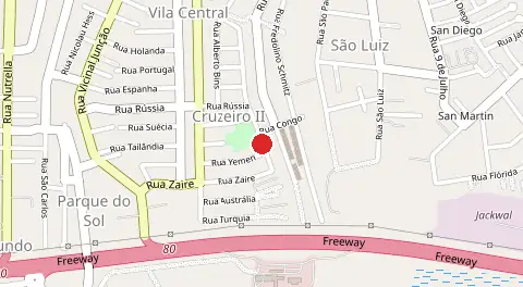 Mapa de Cruzeiro