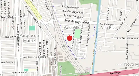 Mapa de Parque da Matriz