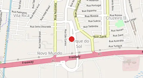Mapa de Parque do Sol