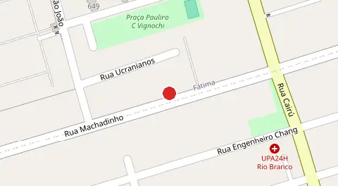 Mapa da localização
