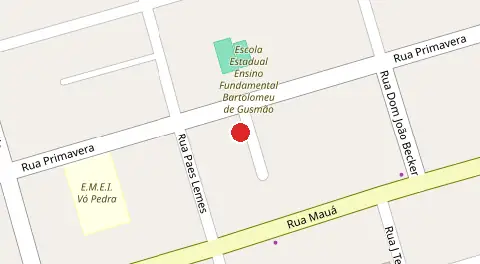 Mapa da localização