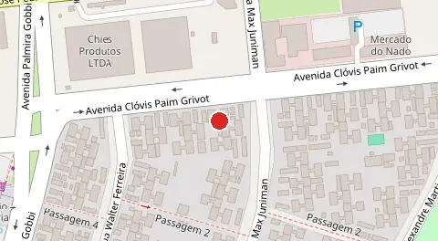 Mapa da localização