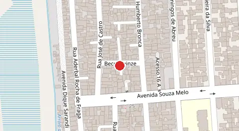 Mapa da localização