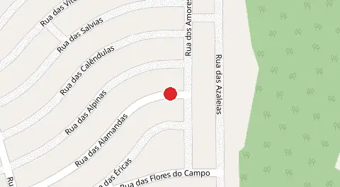Mapa da localização