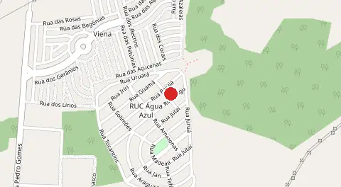 Mapa de Água Azul