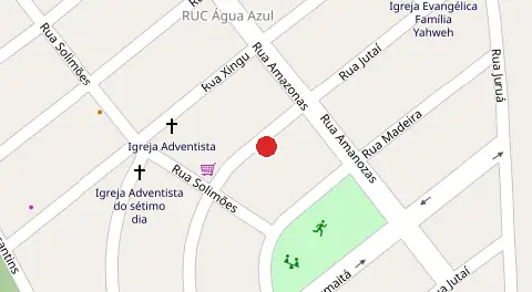 Mapa da localização