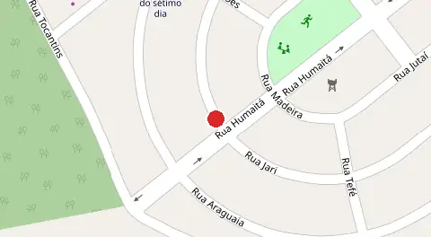Mapa da localização