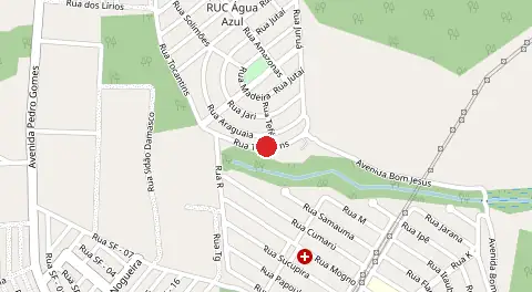 Mapa de Reassentamento Urbano Coletivo Água Azul
