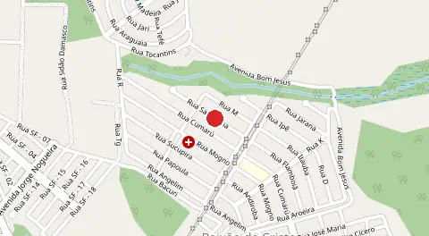 Mapa de Reassentamento Urbano Coletivo Jatoba