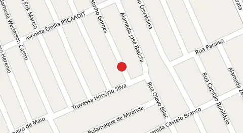 Mapa da localização