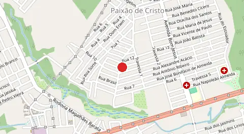 Mapa de Mutirao