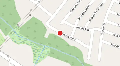 Mapa da localização