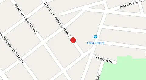 Mapa da localização