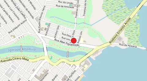 Mapa de Aparecida
