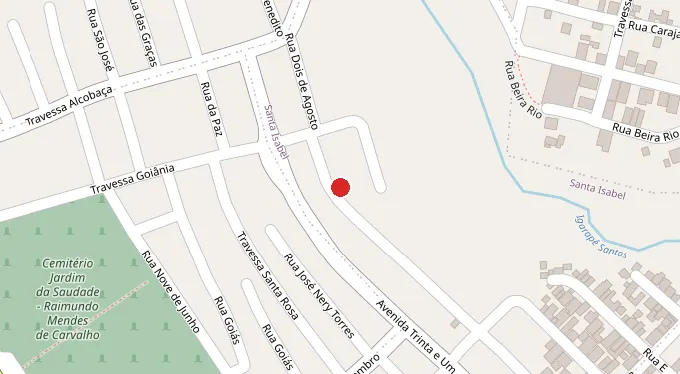 Mapa da localização