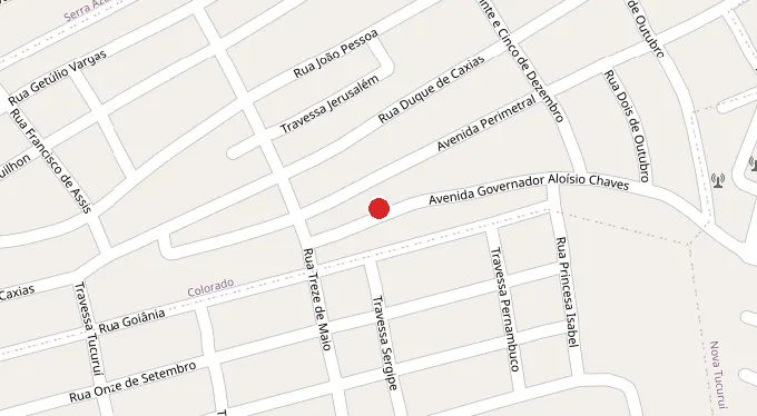 Mapa da localização