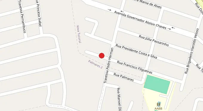 Mapa da localização