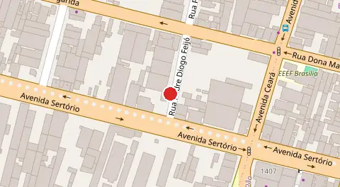 Mapa da localização