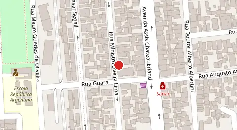 Mapa da localização
