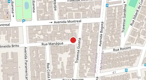 Mapa da localização