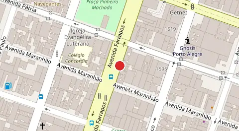 Mapa da localização