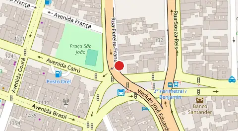 Mapa da localização