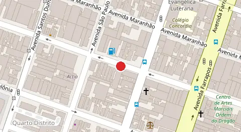 Mapa da localização
