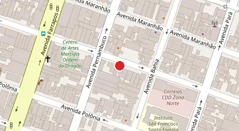 Mapa da localização