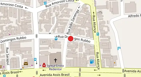 Mapa da localização