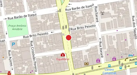 Mapa da localização