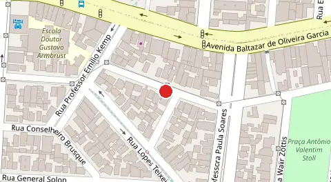 Mapa da localização