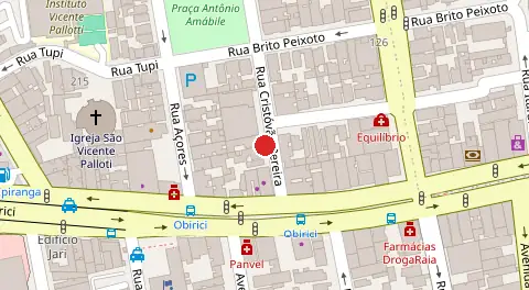 Mapa da localização