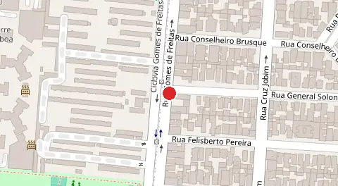 Mapa da localização