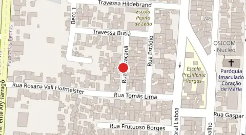 Mapa da localização
