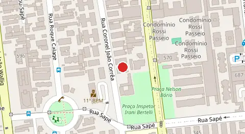 Mapa da localização