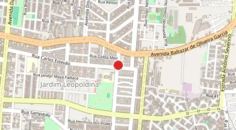 Mapa de Jardim Leopoldina