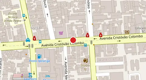 Mapa da localização