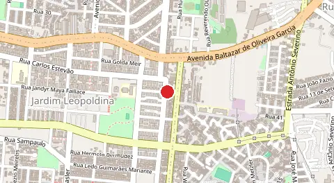Mapa de Jardim Dona Leopoldina