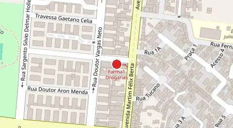 Mapa da localização