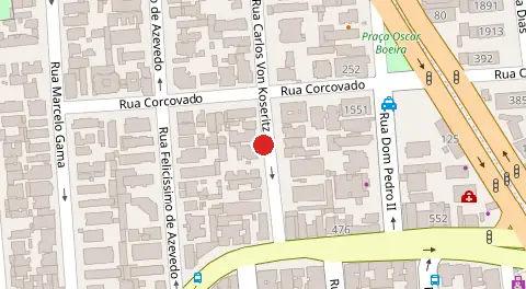 Mapa da localização